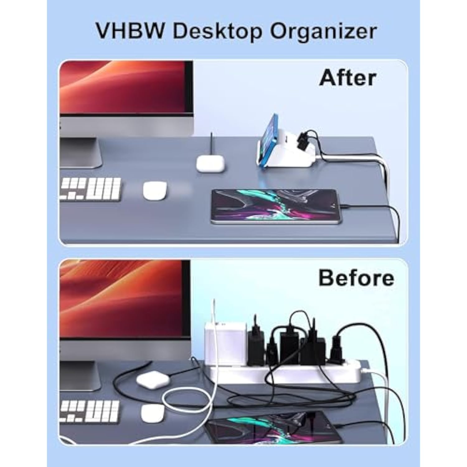 Usb C Charger Block,6 Port 3A And 3C Multiple Usb Charging Station,35W Fast Usb C Charging Plug For Iphone 15/15Pro/14/13/12,Samsung Galaxy S23/S22/S21,Etc(6Usb-3A3C-White)