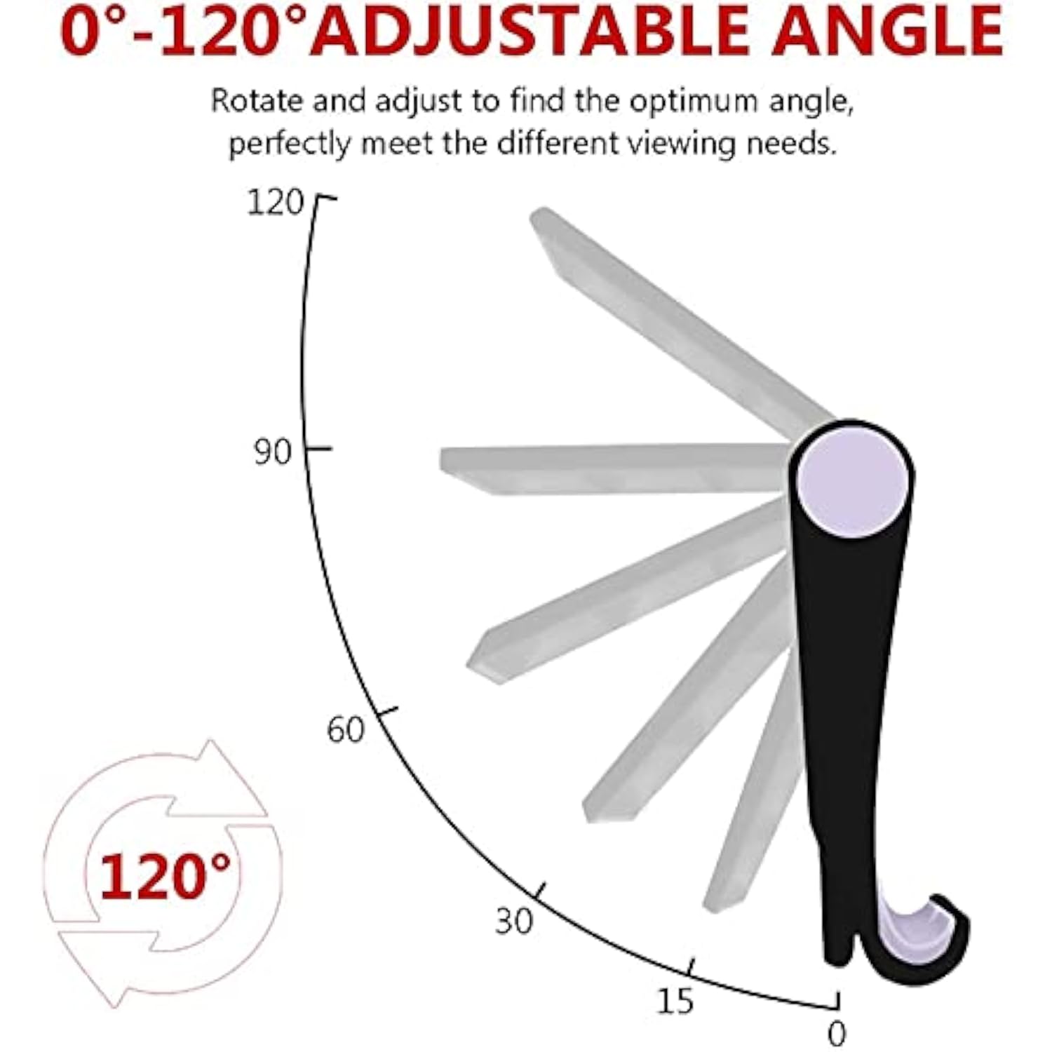 Cell Phone Stand Multiangle,?2 Pack? Tablet Stand Universal Smartphones For Holder Tablets(611"), Ereader, Compatible Phone Xs/Xr/8/8 Plus/7/7 Plus, Galaxy S8/S7/Note 8, Air, Mini, Pixel 2(Black)