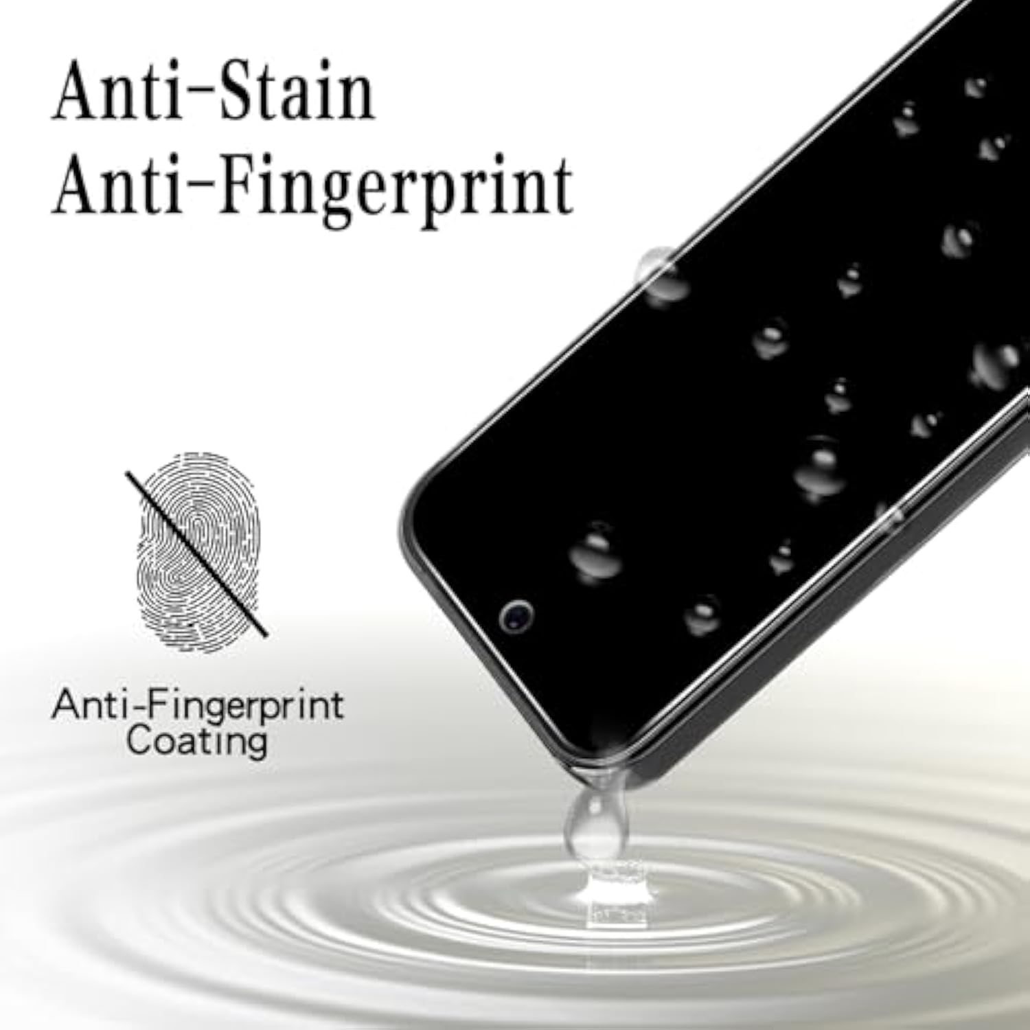 [2-Pack Privacy Screen Protector Designed For Google Pixel 9 / Pixel 9 Pro Tempered Glass, Anti Spy, No Bubbles, Anti Scratch, Easy To Install