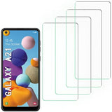 [4 Pack] Screen Protector Compatible with  Galaxy A21/A21S,Scratch Resistant,Easy-Install,Bubble Free,Anti-Fingerprint,Tempered Glass