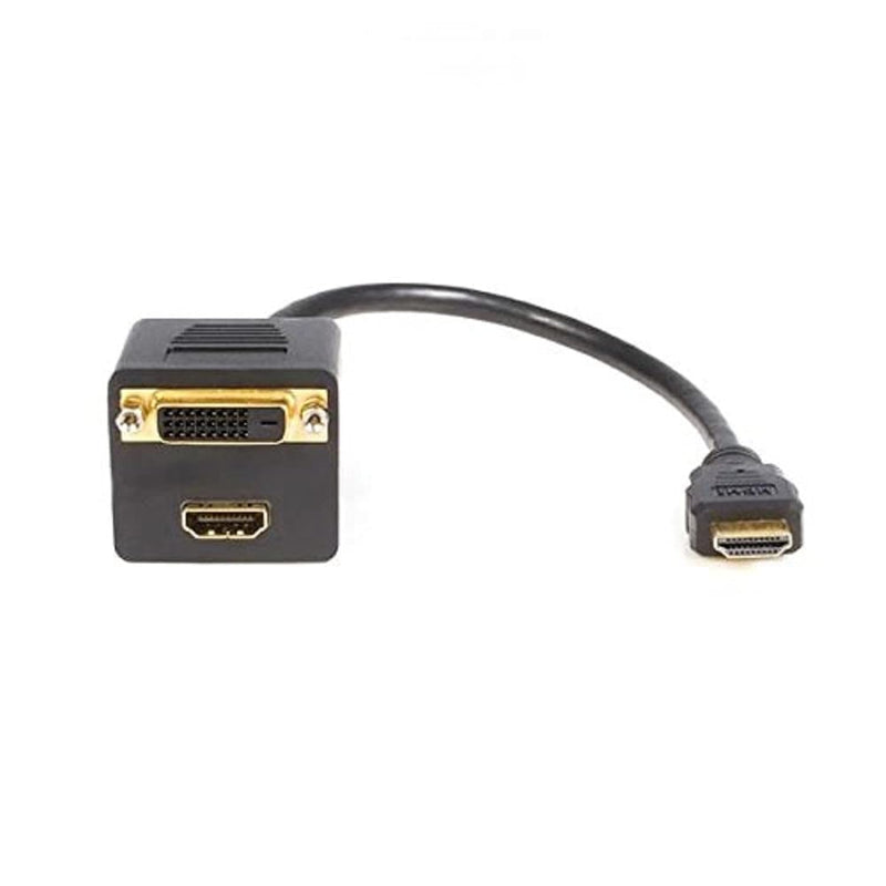 StarTech.com 1 ft. (0.3 m) HDMI Splitter Cable - 2 Port - HDMI to HDMI and DVI