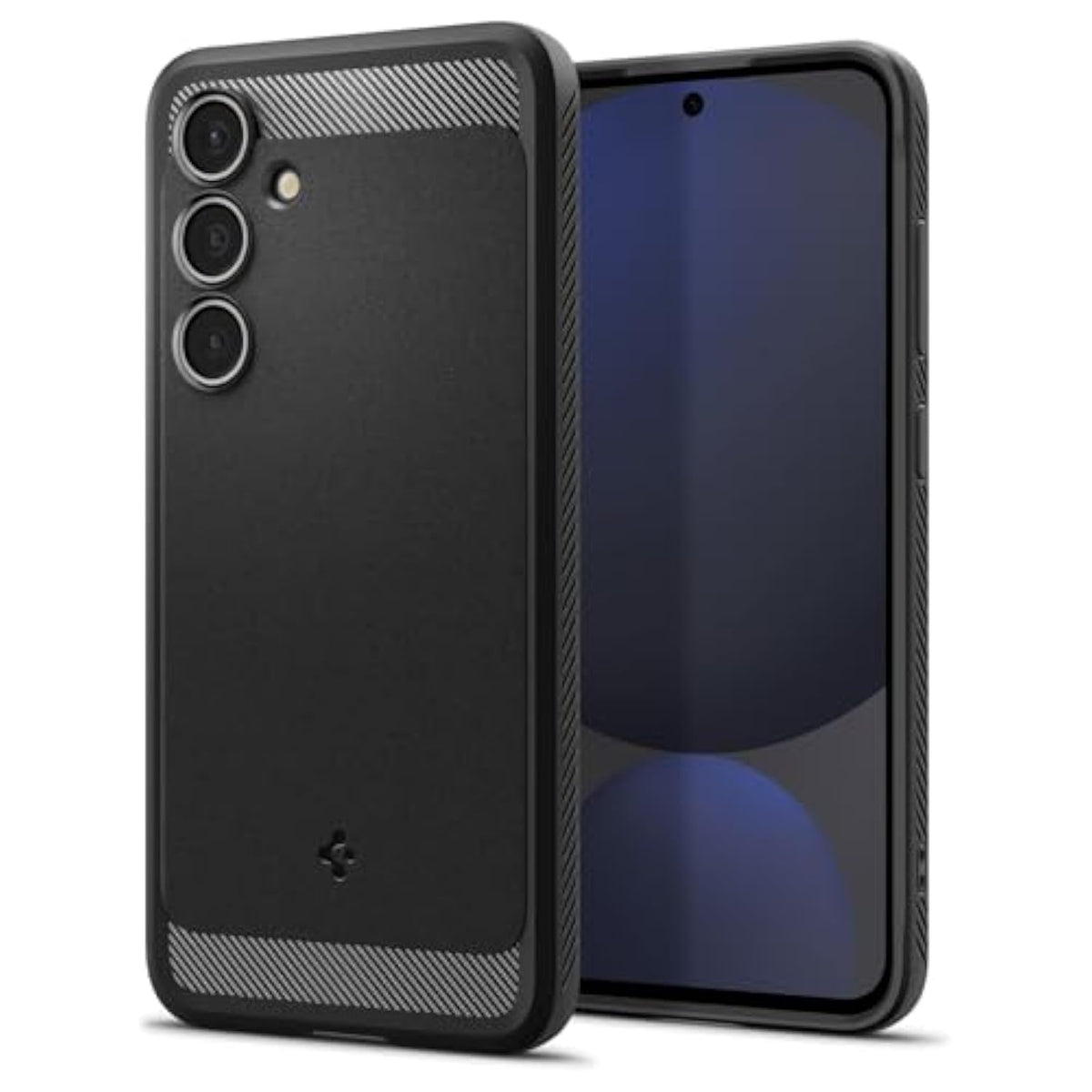 Spigen Rugged Armor Designed for Galaxy S24 FE Case (2024) - Matte Black