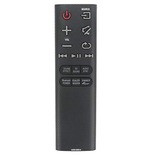 AH59-02631A Replacement Soundbar Remote Control fit for Samsung Sound Bar HW-H450 HW-HM45 HW-HM45C HWH450 HWHM45 HWHM45C HW-H450/ZA HW-HM45/ZA