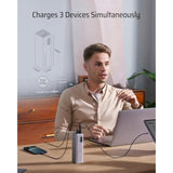 15 Se Power Bank 20000Mah 65W Laptop Charger, 3-Port Usb C Portable Charger, Pd 3.0 Fast Charging External Battery Pack For Iphone 16/15/14 Series, Samsung, Macbook, Dell, Steam Deck, And More