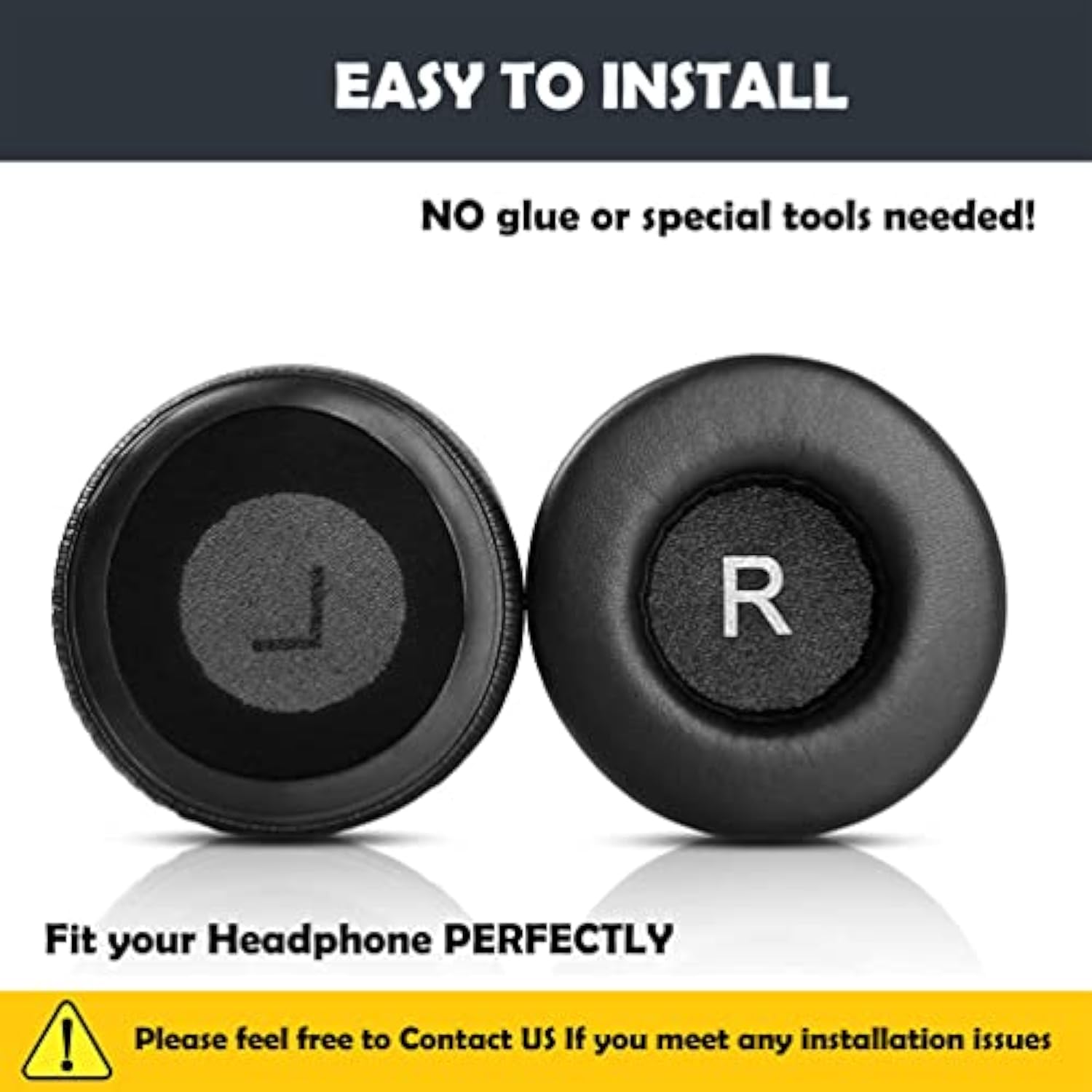 Earpads Replacement Cushion Compatible With Akg K240, K241, K270, K271, K272,K550, K551, K553 Headphones Premium Ear Pads With Softer Protein Leather/Memory Foam