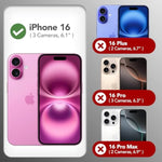 Magnetic for iPhone 16 Case, [Compatible with Magsafe] [2X Screen Protector