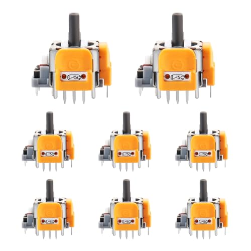 8Pcs Hall Effect Joysticks Replacement for DualSense PS5 Controller, 3D Analog Sticks Sensor Module for Playstation 5 Repair Accessories
