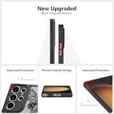 For Samsung Galaxy S22 Ultra Case Rose Design Floral Pattern Slim Case For Women Girls Tpu Bumper Shockproof Protective Cover For Galaxy S22 Ultra, Black