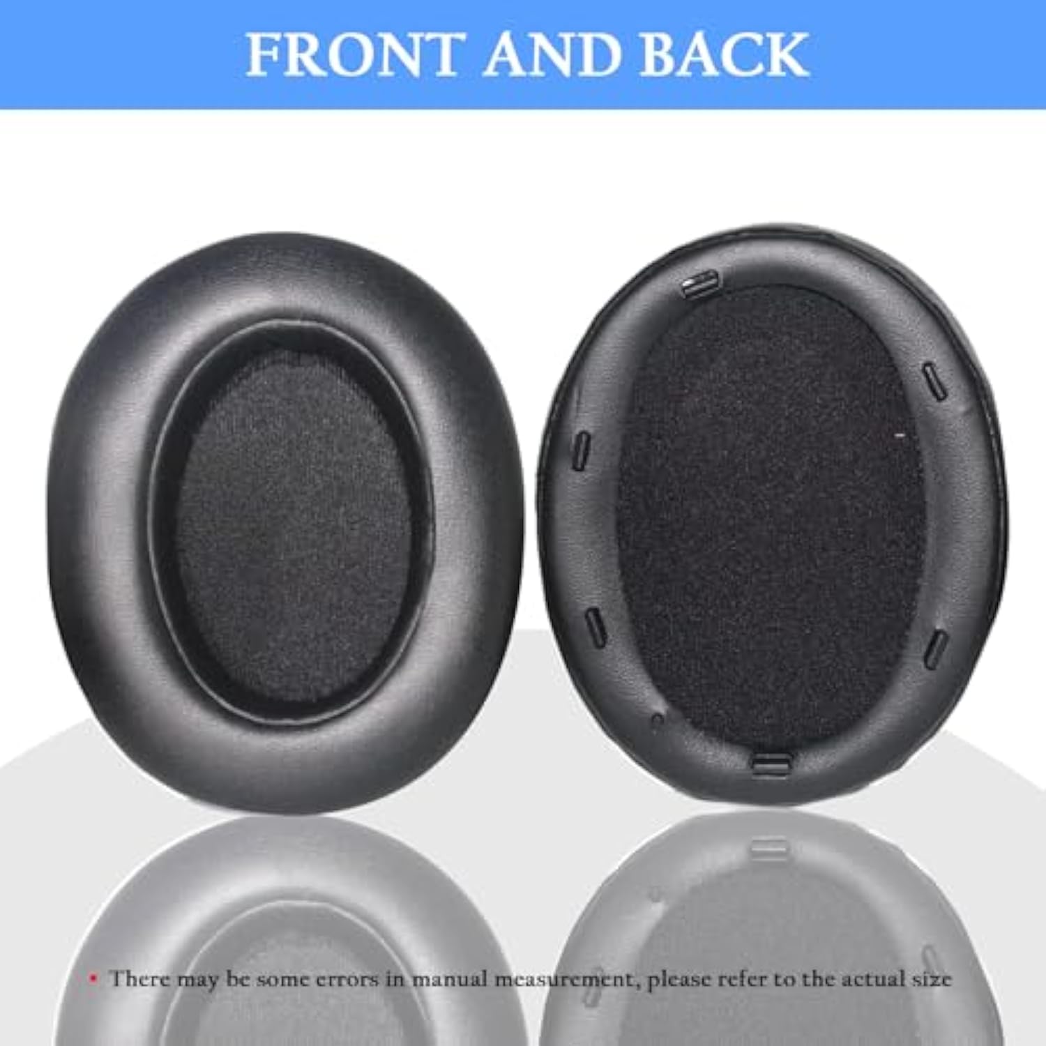 Wh-Xb910N Replacement Earpads Cushions Silicone Headband Pad For Sony Wh-Xb910N Headphone,Protein Leather Headphone Pads,Silicone Headband Protector(Black)
