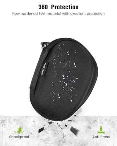 Hard Travel Mouse Case Compatible With Logitech Mx Master 4, Master 3S / 3, Master 2S Computer Wireless Mouse Carrying Bag With Clip And Lanyard