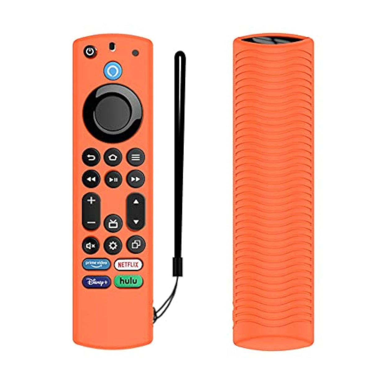 Silicone Fire TV Remote Case for Omni & 4-Series Shockproof Orange