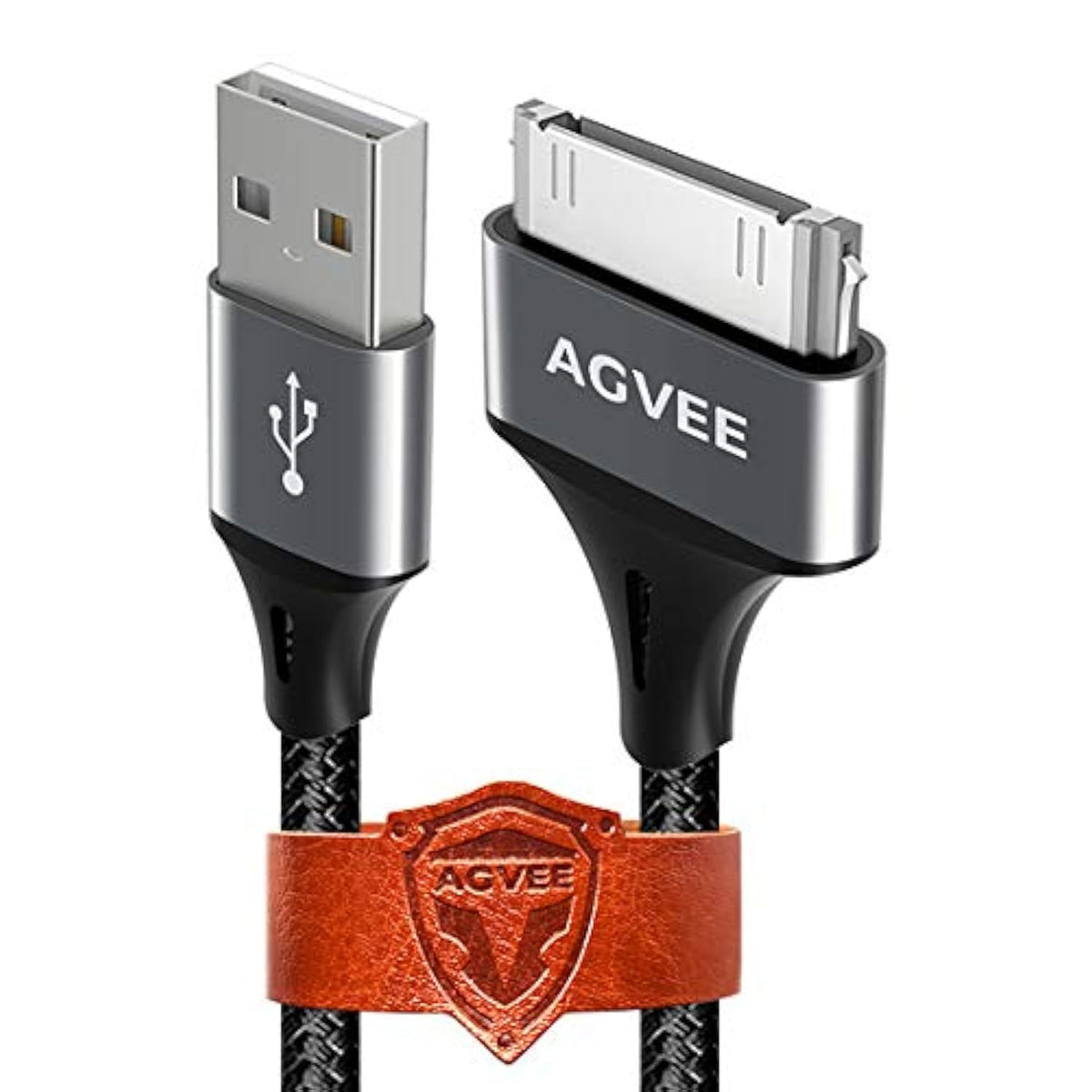 2 Pack 6Ft For Old Iphone 4S Charging Cable, Mfi Certified 30 Pin Braided Heav