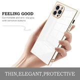 Case Compatible With Iphone 14 Pro Max 6.7 Inch Luxury Cute Plating Design Case Full-Body Anti-Scratch Shockproof Bumper Protective Cover For Iphone 14 Pro Max White