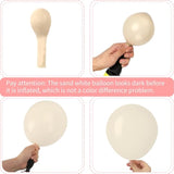 87Pcs Sand White Balloons Different Sizes 18 12 10 5 Inch For Garland Arch White Sand Party Latex Balloons For Birthday Party Graduation Wedding Anniversary Baby Shower Party Decoration