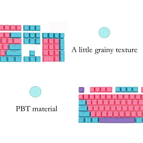 Matcha Keycaps Pbt Dye-Sublimation Xda Profile English Custom Keycaps 60 Percent Ansi Us Layout For 61 64 68 87 104 108 Mechanical Keyboard(Matcha)