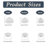 Ear Tips For Samsung Galaxy Buds 2 Pro, 6 Pairs Silicone Replacement Earbud Tips S/M/L, Earbuds Ear Tips Buds Set (White)
