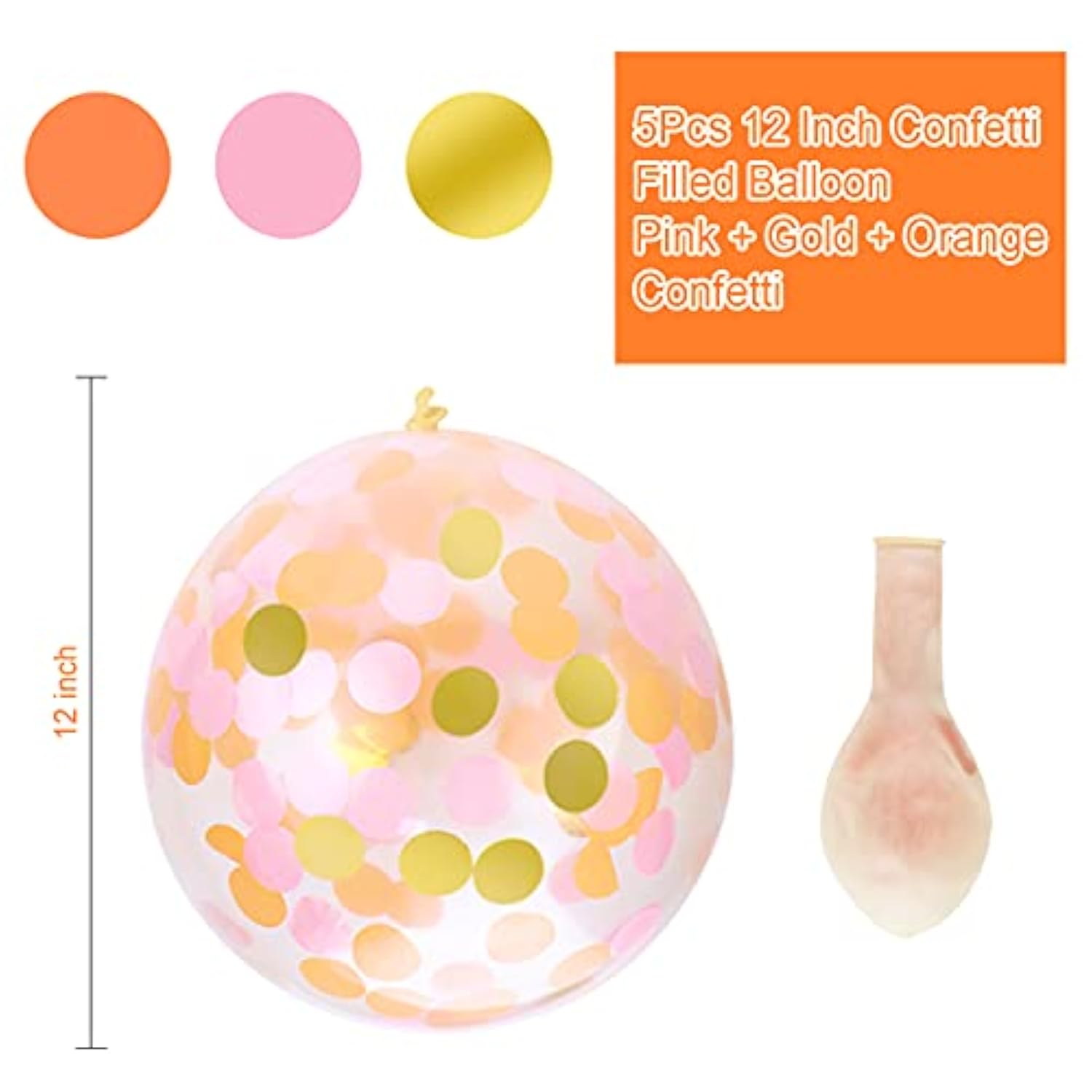 Little Pumpkin Fall Balloons Maple Leaf Confetti Garland Birthday Baby Shower