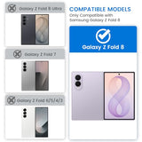 for Galaxy Z Flip 7 Case, for -Flip-7 Case with Hinge Protection & Tempered Glass Screen Protector, Slim Anti-Scratch Protective Shockproof