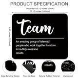 Team Definition Funny Mouse Pad For Desk, Team Gifts For Men Women, Teammate Gifts For Coworker, Best Team Desk Mat, Team Mouse Pad Gifts For Colleague Employee, Team Member Gifts