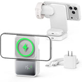 3 In 1 Wireless Charging Station With Real-Time Power And Time Display, Foldable Charging Stand, Compatible With Iphone 17/Air/16/15/14/13/, Apple Watch Series 11/Se3/ Ultra 3, Airpods Pro 3