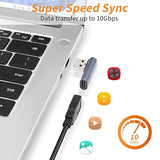 90°Usb 3.1 To Usb C Adapter Usb A Male To Type C Female Right Angle Coupler 10