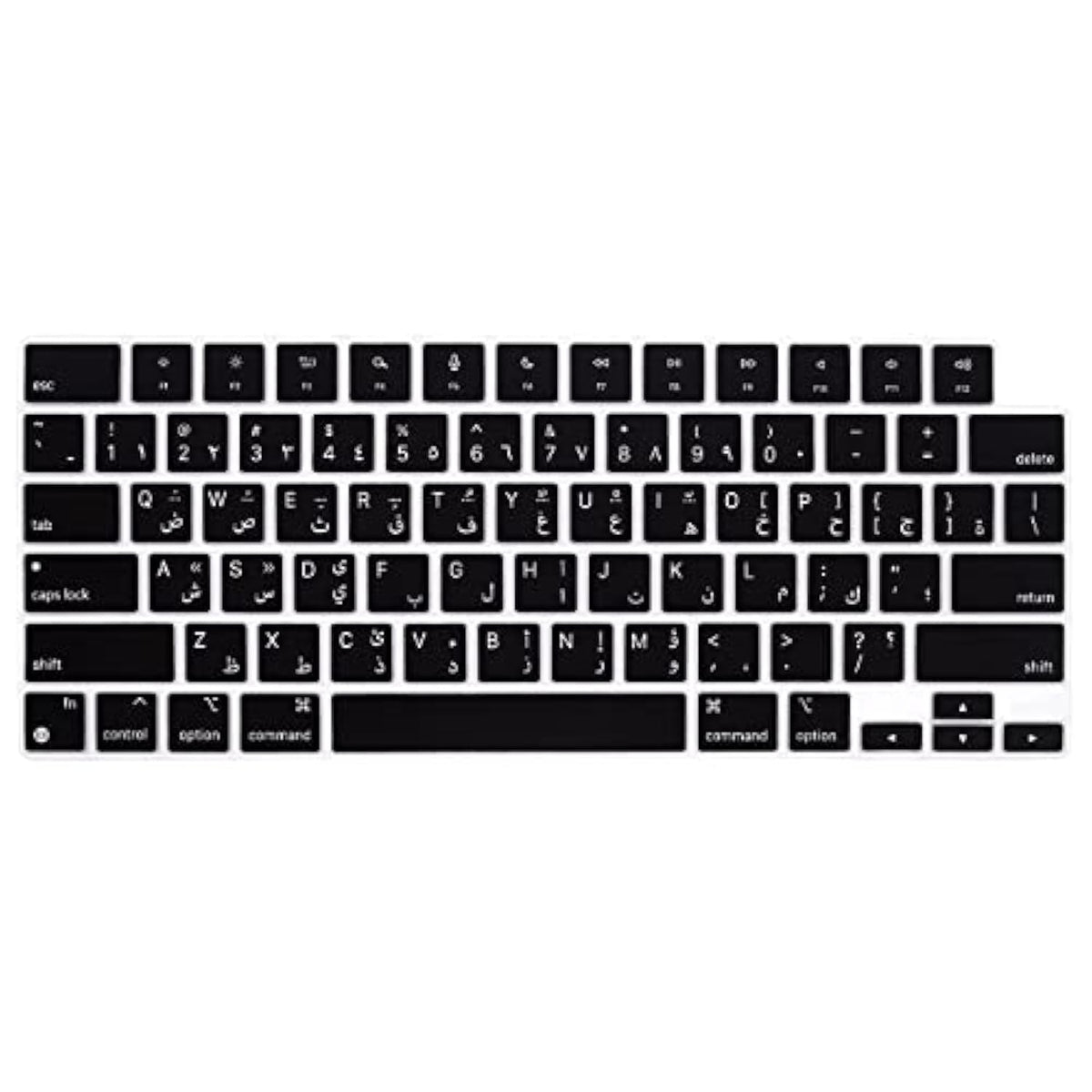 Arabic Keyboard Cover Skin For 2022 Macbook Air 13.6 Inch With M2 Chip & 2021