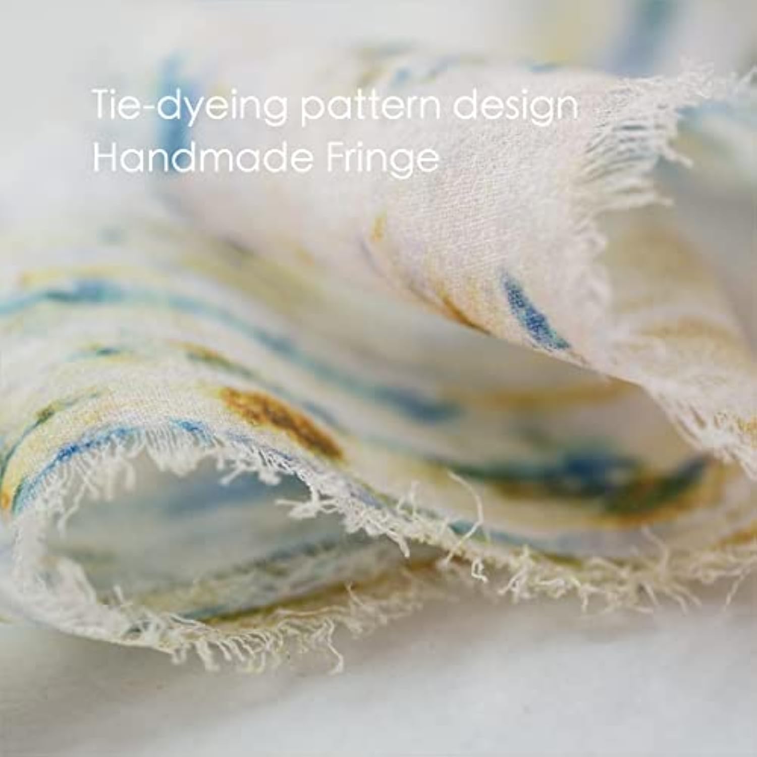 Handmade Chiffon Silk Ribbons 1.5" X 21Yd Fringe Edge Frayed Ribbon Fo