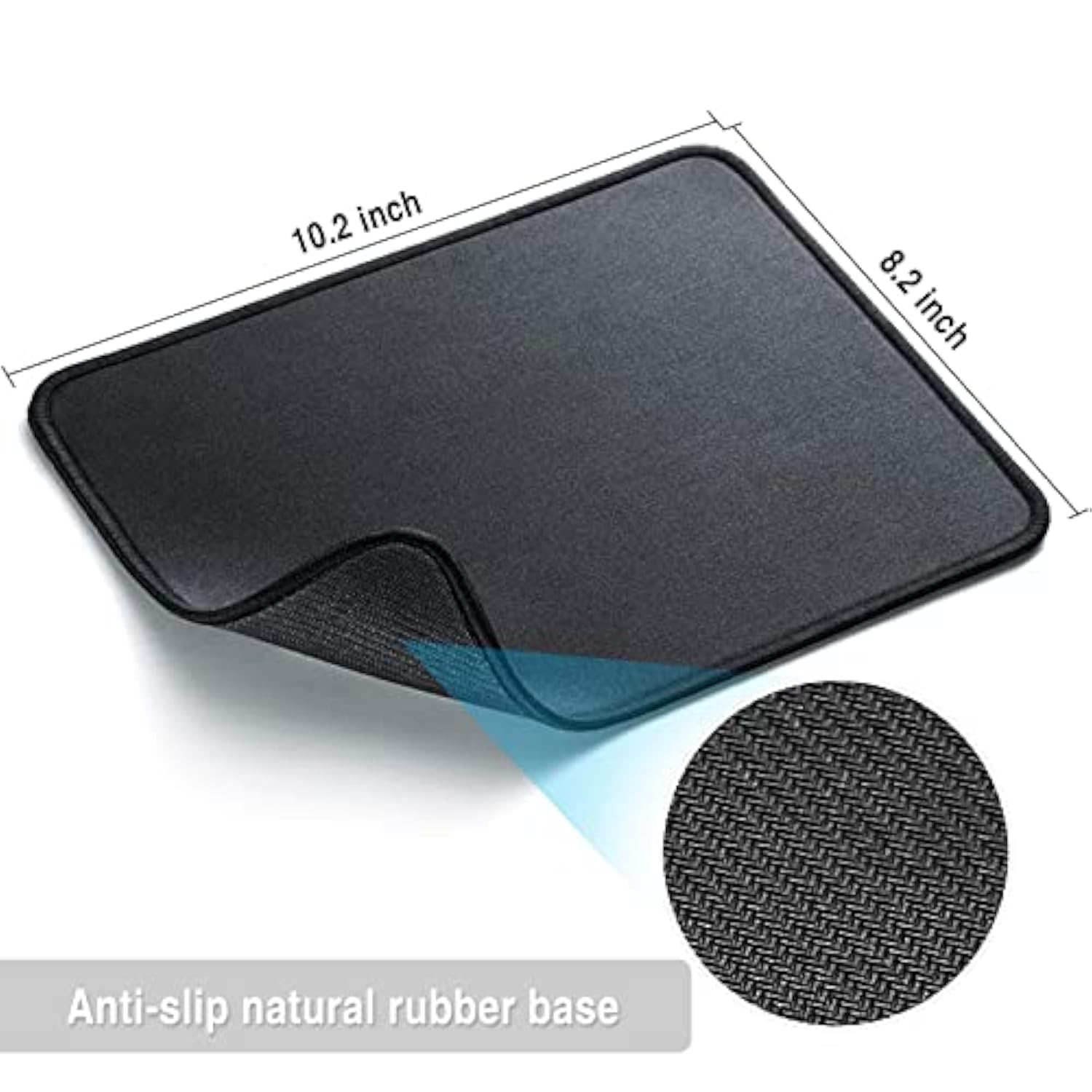 17 Pcs Computer Mouse Pad, Non-Slip Rubber Base And Textured Stitched Edge Mousepads,Mouse Pad Pack For Office And Home,10.2X8.2 Inches,3 Mm Thickness