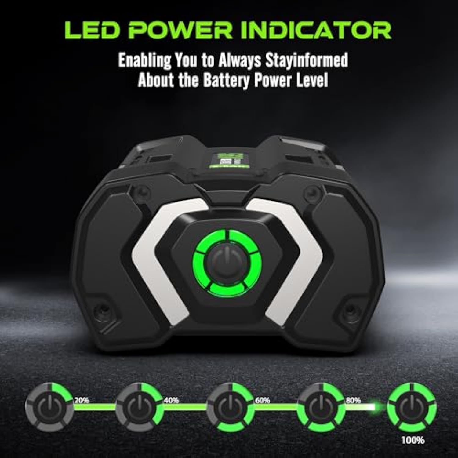 Replacement For Ego 56V Battery 2.5Ah Ba1400T Ba1400 Compatible With All Power 56V Ego Power+ Tools, Battery With Upgraded Fuel Gauge