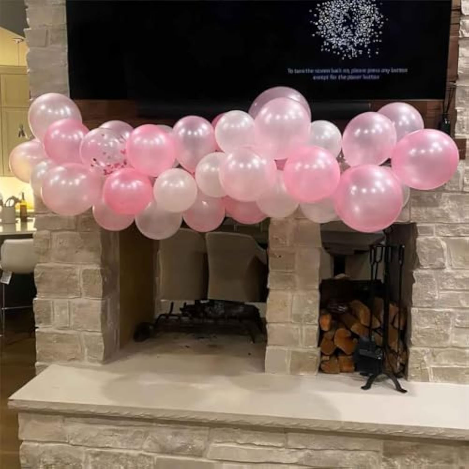 60Pc Light Pink Balloons Metallic Pink Balloon Pink Latex Ballons And Pear White Balloons For Birthday Baby Shower Princess Party Decorations