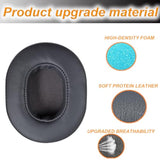 Replacement Ear Pads For Skullcandy Venue Wireless Anc, Headphones Ear Cushions Covers For Skullcandy Crusher Wireless/Evo/Hesh Anc/Evo/Crusher Anc Headset Accessories Ear Cups-Black. (Dark Gery)