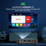 Luma 350 Smart Portable Projector Rechargeable Wi-Fi Video Projector With Android Os, Screen Mirroring, Remote Control & Luma App, Includes Carrying Case