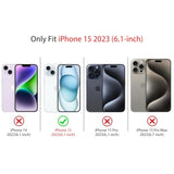 Compatible For Iphone 15 Case Cute Small Heart With Love Lens Bumper Protector For Girls Women Soft Tpu Shockproof Protective Girly For Iphone 15-Small Heart