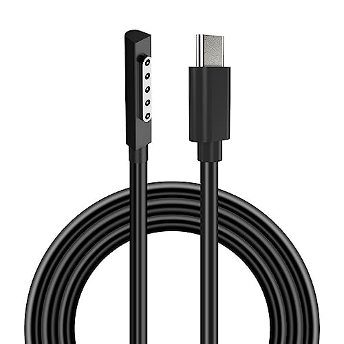 Charger Surface Connect to USB C Charging Cable for Surface Pro 1 2RT Computer Magnetic Connector Power Supply Cable Wire