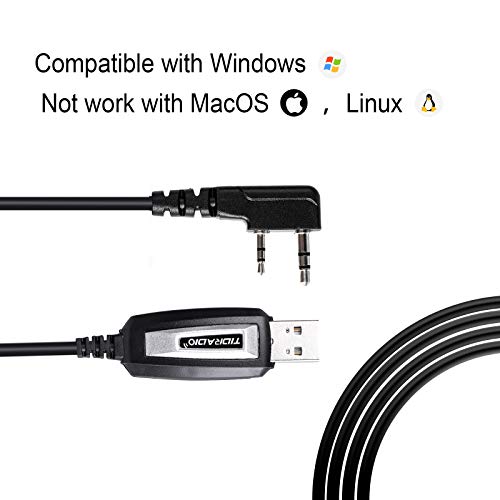 CH340 Driver USB Programming Cable Support Chirp for baofeng UV-5R Mini,5RM,5RH PRO,UV-82,BF-F8HP,K5PLUS,GM-15Pro,UV-5G Plus,GM21,UV-32, TD-H8,TD-H3