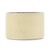 Blue Burlap Ribbon Wired Solid Baby Blue Wired Edge Ribbon 2.5 Inch Ju