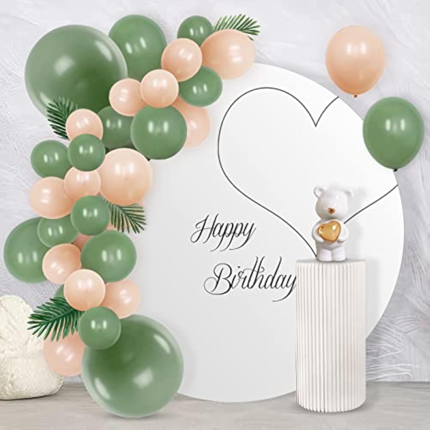 36 Inch Sage Green Balloons Giant Eucalyptus Balloons Bridal Shower Ge