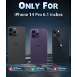 Clear Magnetic Slim Case for iPhone 13/14 Pro Shockproof TPU
