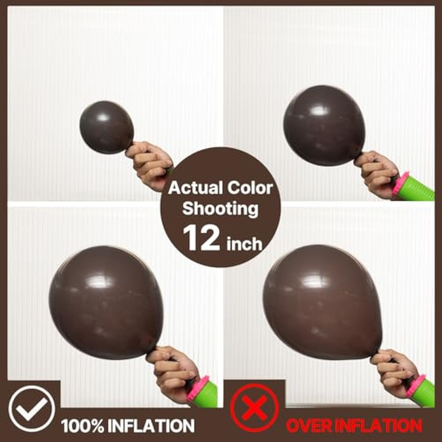 Dark Brown Balloon Arch Kit: Neutral Coffee Garland, Fall Party Decor