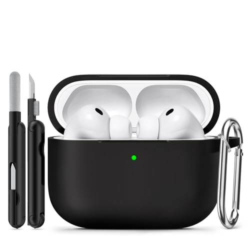 for AirPods Pro 3 Case (2025),Soft Silicone Protective Cover Compatible with  AirPods Pro 3rd Generation Case with Cleaning Kit for Women
