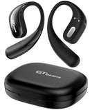 Open Ear Earbuds Bluetooth 6.0 Sport Wireless Headphones 56Hrs Playtime Ear Buds With Microphone Ipx5 Sweatproof Over Ear Hook Headset Powerful Sound Earphone For Workout Running (Black)