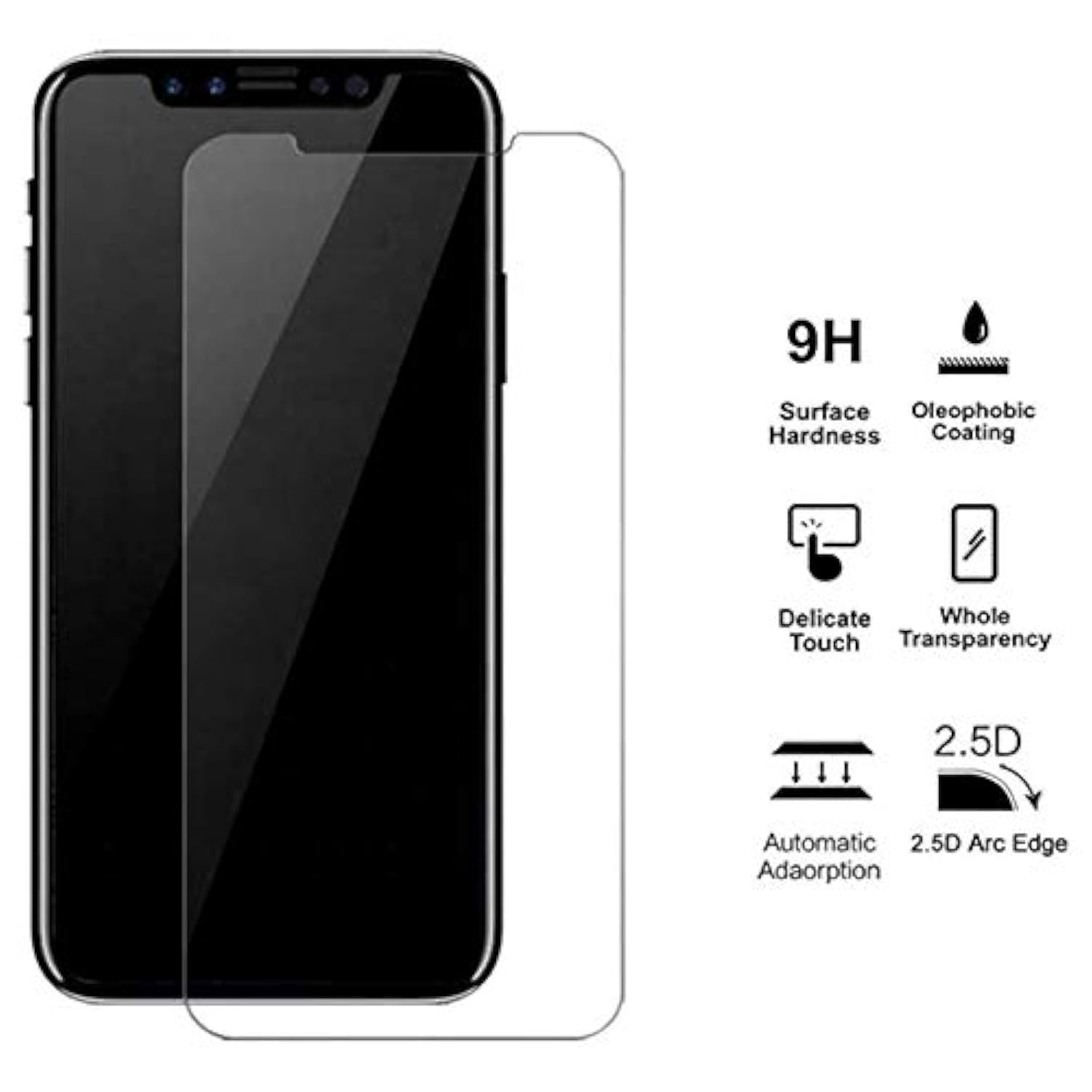 For Honor X6 Screen Protector Tempered Galss, [4 Pack] High Clear [9H Hardness] [Bubble Free] Screen Tempered Glass Protective Film For Honor X6 6.5 Inch.