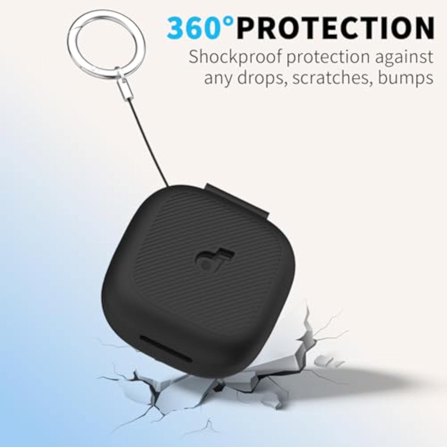 Anker Soundcore P31i Silicone Case with Anti-Scratch, Black - Protective Phone Case for Soundcore P31i with Durable Silicone Material and Anti-Scratch Coating