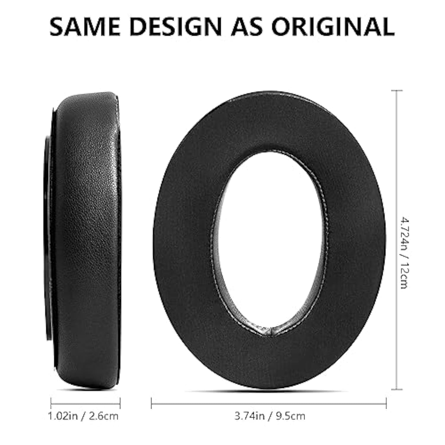 Gvoears Earpads Replacement For Sennheiser Hd650/Hd600/Hd660S/Hd545/Hd525/Hd535 Headphones Pads, Ear Cushion Also Fit For Massdropx Hd6Xx/Hd58X & Hd580/Hd565 Jubilee Headphone, Cooling-Gel Earpads
