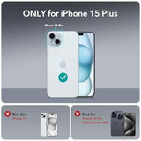 Esr For Iphone 15 Plus Case, Compatible With Magsafe, -Grade Protection, Yellowing Resistant, Scratch-Resistant Back, Magnetic Phone Case For Iphone 15 Plus, Classic Series, Clear Blue