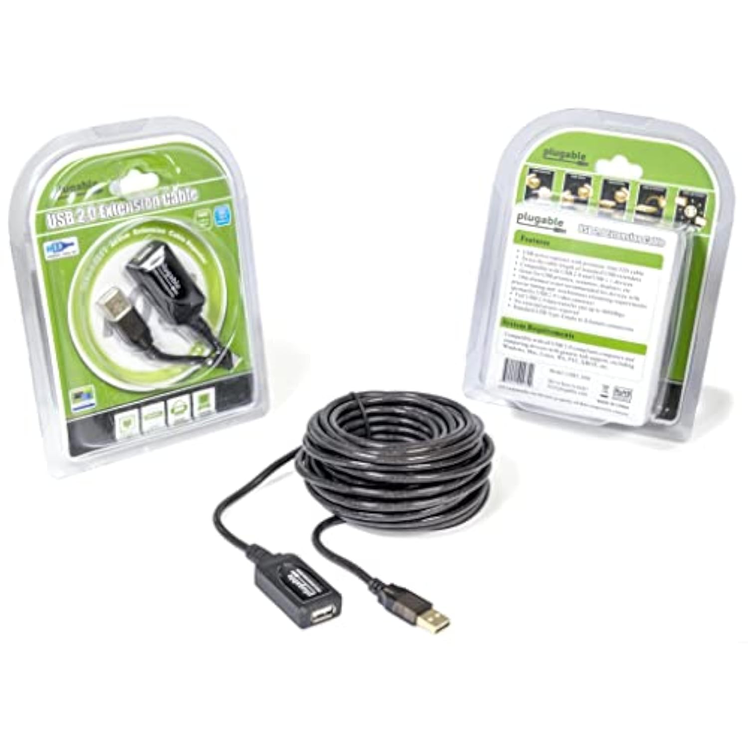 Usb Extension Cable - 33', Black (Usb2-10M)