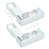 Lot Of 2, 9W8C4 Y004G G302D X968D 2.5" To 3.5" Adapter Converter Compatible For X7K8W Y796F F238F Kg1Ch F9541 651314-001 Tray Caddy