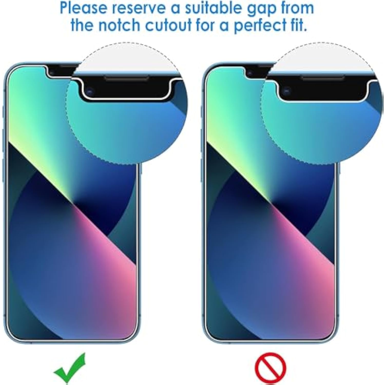 JETech Screen Protector for iPhone 16e 2025, iPhone 13/13 Pro 6.1-Inch, Tempered Glass Film, 3-Pack