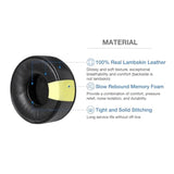Lambskin Ear Pads Cushion Compatible With David Clark Dc Pro-X2, Dc Pro-X Aviation Headsets, Including Thicker & Softer Ear Seals, 3 Mic Muffs