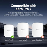 Eero Pro 7 Wall Mount Kit, Erro 7 Pro Outlet Mount Bracket Optimize Space&Cable Management Accessories Eero Pro 7 Compatible With Erros Pro 7 Tri-Band Mesh Wi-Fi 7 Router (White, 1 Pack)